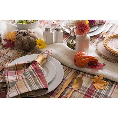 DII Give Thanks Plaid Tablecloth