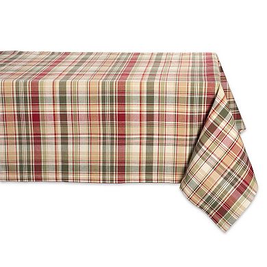 DII Give Thanks Plaid Tablecloth