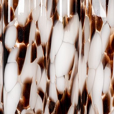 Hello Honey Art Glass Table Lamp with Gold Base