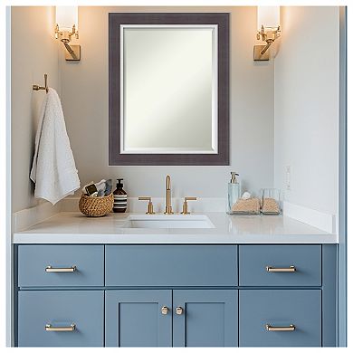 Ellie Beveled Framed Bathroom Vanity Wall Mirror