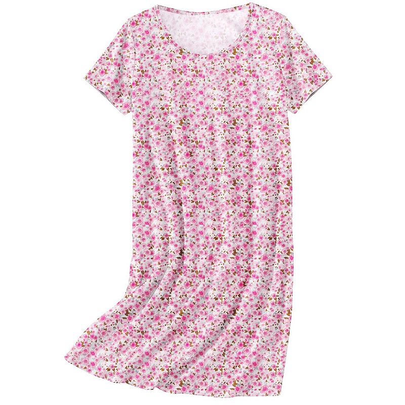 ladies cotton night dress Ekouaer Nightgowns for Women Sleepshirts Short Sleeve Nightshirt Tshirt Gown Casual cotton nightgown short