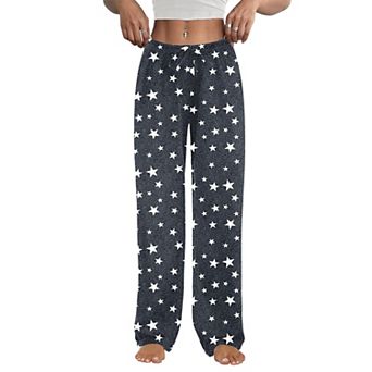Ekouaer Women Pajama Pants Comfy Pj Bottom with Pockets Stretch Plaid Sleepwear and Plaid Medium