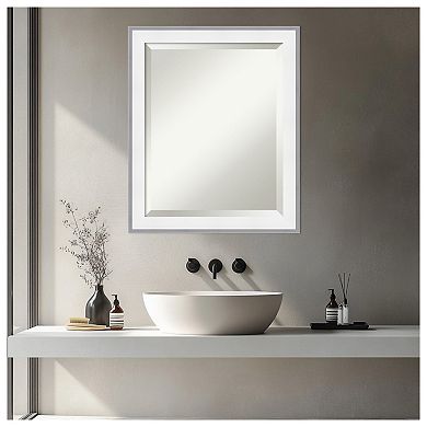 Maya Beveled Framed Bathroom Vanity Wall Mirror