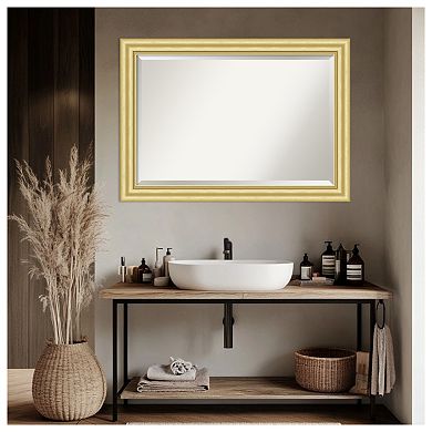 Sophia Beveled Framed Bathroom Vanity Wall Mirror