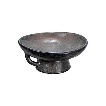 Stoneware Decorative Bowl With Reactive Glaze Finish