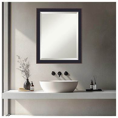 Havana Black Bronze Beveled Framed Bathroom Vanity Wall Mirror