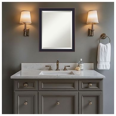 Havana Black Bronze Beveled Framed Bathroom Vanity Wall Mirror