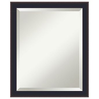 Havana Black Bronze Beveled Framed Bathroom Vanity Wall Mirror