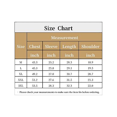 Men's Henley Shirts Long Sleeve Button Chest Pocket Casual T-Shirt