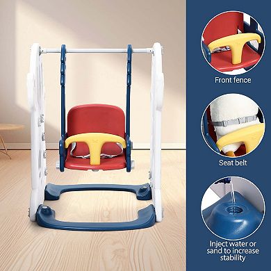 2 Pack Adjustable Kid Kitchen Chairs Indoor 3 Level Adjustable Suitable for Boy Girl
