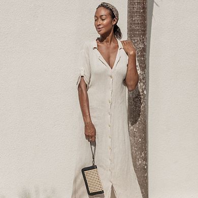 Raja Leather and Cane Wallet