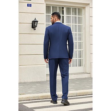 COOFANDY Men' Dress Suits 3 Piece Classic Fit Tuxedo Suit Wedding Dinner Prom Party Set