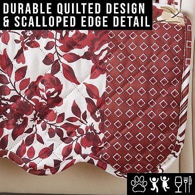 Reversible Patchwork Recliner Chair Cover - Washable Slipcover Furniture Protector with Recliner
