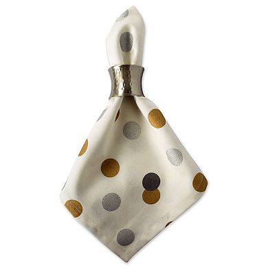 DII Christmas Metallic Printed Napkin Set/6