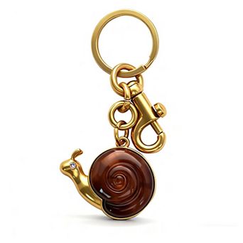 Fruit Bag Charm Key Chain Snail Coffee Accessory Purse Gifts Women