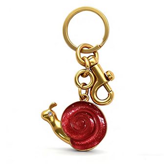 Fruit Bag Charm Key Chain Snail Coffee Accessory Purse Gifts Women