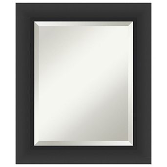 Sloped Beveled Framed Bathroom Vanity Wall Mirror