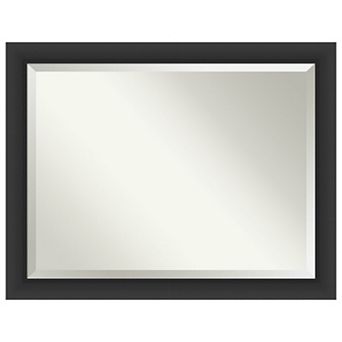 Sloped Beveled Framed Bathroom Vanity Wall Mirror