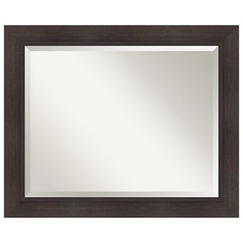 Sloped Beveled Framed Bathroom Vanity Wall Mirror