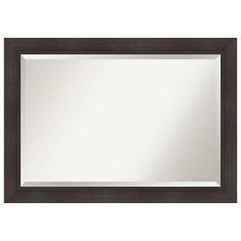 Sloped Beveled Framed Bathroom Vanity Wall Mirror