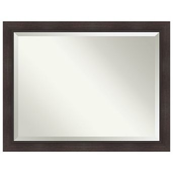 Sloped Beveled Framed Bathroom Vanity Wall Mirror
