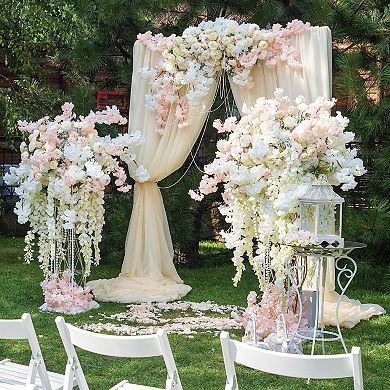 Cherry Blossom Garland Artificial Silk Flower Vines Hanging For Home Wedding