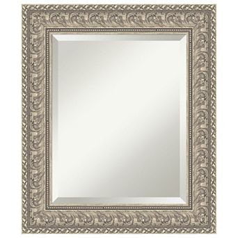 Sydney Silver Beveled Framed Bathroom Vanity Wall Mirror