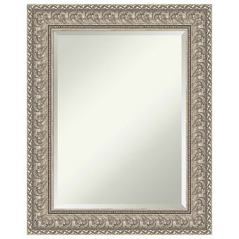 Sydney Silver Beveled Framed Bathroom Vanity Wall Mirror