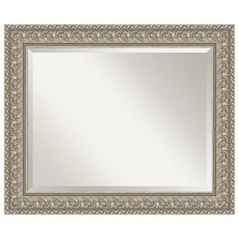 Sydney Silver Beveled Framed Bathroom Vanity Wall Mirror