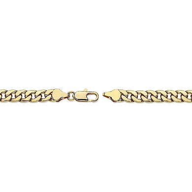 Men's Curb-Link Gold Ion-Plated Classic Chain Necklace 20" (5.5mm)
