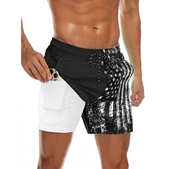 COOFANDY Men' Swim Trunks Quick Dry Bathing Suit with Pockets Swimwear Beach Board Short Swimsuit