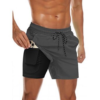 COOFANDY Men' Swim Trunks Quick Dry Bathing Suit with Pockets Swimwear Beach Board Short Swimsuit
