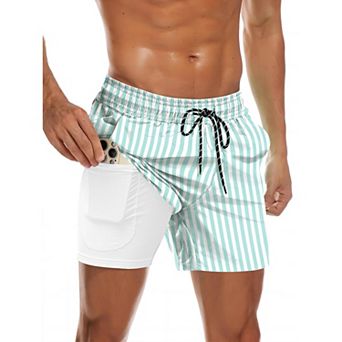 COOFANDY Men' Swim Trunks Quick Dry Bathing Suit with Pockets Swimwear Beach Board Short Swimsuit