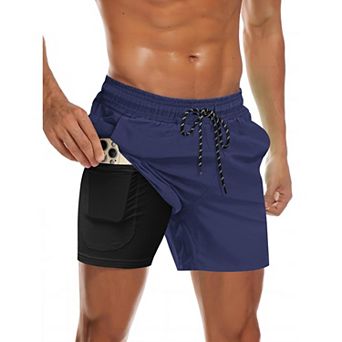 COOFANDY Men' Swim Trunks Quick Dry Bathing Suit with Pockets Swimwear Beach Board Short Swimsuit