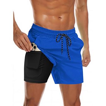 COOFANDY Men' Swim Trunks Quick Dry Bathing Suit with Pockets Swimwear Beach Board Short Swimsuit