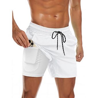 COOFANDY Men' Swim Trunks Quick Dry Bathing Suit with Pockets Swimwear Beach Board Short Swimsuit