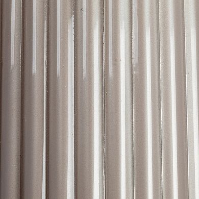 Hello Honey Ribbed Glass Table Lamp with Tapered Drum Shade