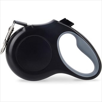 16Ft Retractable Dog Leash for Small Dogs up to 26lbs, 360° Tangle Free Black