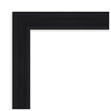 Abbey Black Beveled Framed Bathroom Vanity Wall Mirror