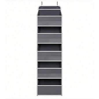 Over Door Organizer, 5 Large Pockets, 6 Mesh Pockets, Heavy Duty, Eco Friendly, Easy Install