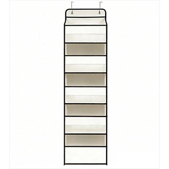 Over Door Organizer, 5 Large Pockets, 6 Mesh Pockets, Heavy Duty, Eco Friendly, Easy Install