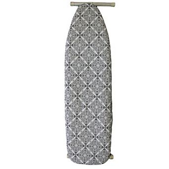 Ironing Board Cover and Pad with Straps Silicone Coated Heat Reflective 15 x 54