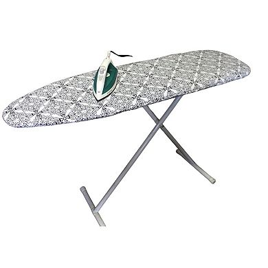 Ironing Board Cover and Pad with Straps Silicone Coated Heat Reflective 15 x 54