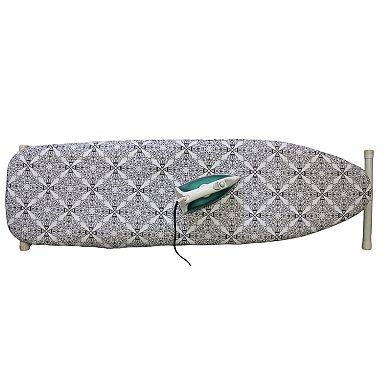 Ironing Board Cover and Pad with Straps Silicone Coated Heat Reflective 15 x 54