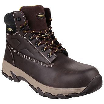 Stanley Mens Tradesman Lace Up Penetration Resistant Safety Boots