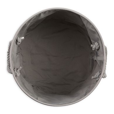 Bone Dry Collapsible Soft Round Pet Storage Bin Stripe Paw Patch