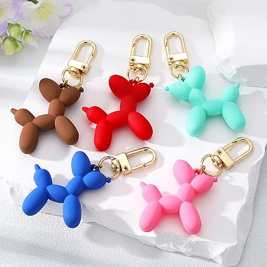 Balloon dog keychain, cute bag charm, handbag accessory