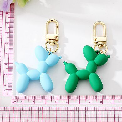 Balloon dog keychain, cute bag charm, handbag accessory