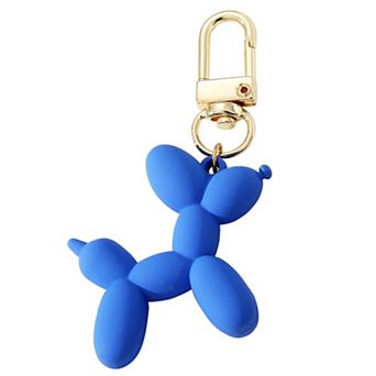 Balloon dog keychain, cute bag charm, handbag accessory
