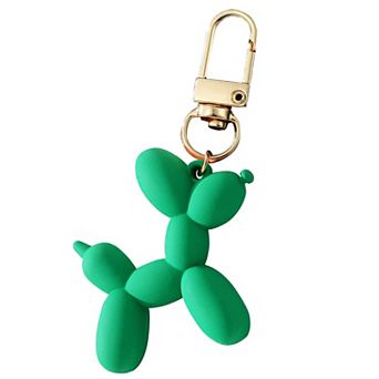 Balloon dog keychain, cute bag charm, handbag accessory